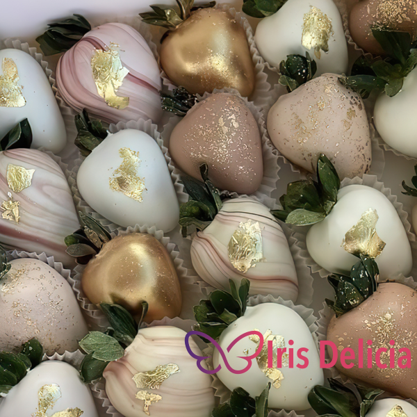 Набор клубника в шоколаде №13  (6 ягод - 890 руб; 9 ягод - 1790 руб; 12 ягод - 2290 руб; 16 ягод - 3090 руб; 20 ягод - 3690 руб; 25 ягод - 4490 руб) фото