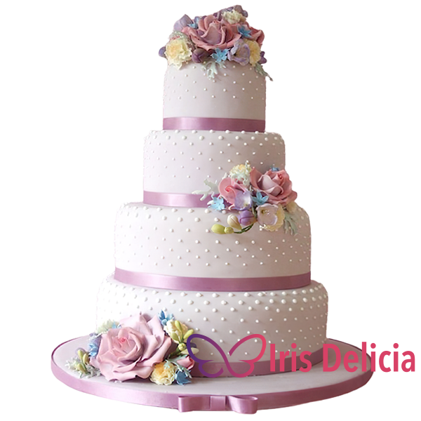 Изображение Свадебный торт Летний с Бусинами Кондитерская Iris Delicia