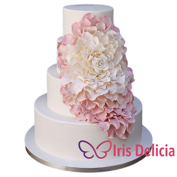 Изображение Свадебный торт Розовое омбре № 4571 Кондитерская Iris Delicia