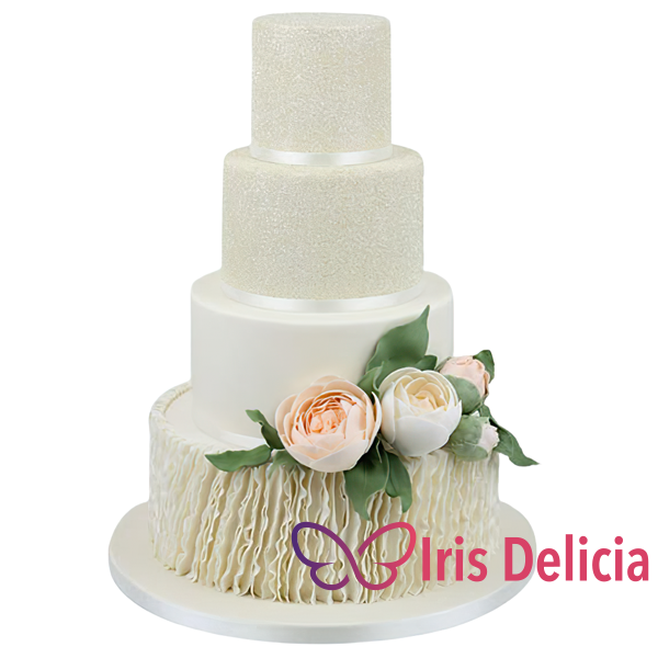Изображение Свадебный торт №1081 Кондитерская Iris Delicia