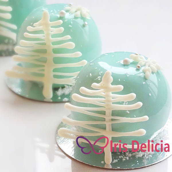 Муссовое пирожное на Новый год №5 фото