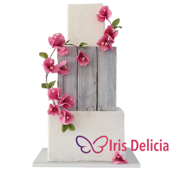 Изображение Свадебный торт №1077 Кондитерская Iris Delicia