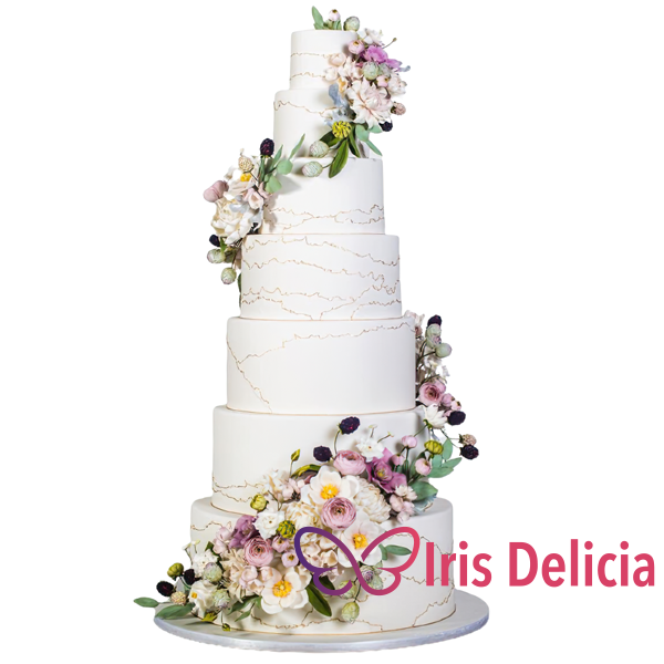 Изображение Свадебный торт № 1019 Кондитерская Iris Delicia