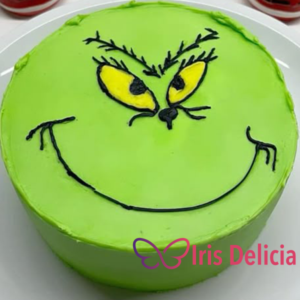 Бенто торт Новогодний №11, в комплект входит 1 свеча, 1 ложечка, 300 г фото