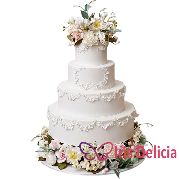 Изображение Свадебный торт № 12045 Кондитерская Iris Delicia