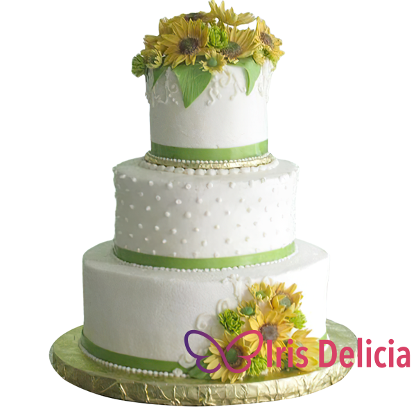 Изображение Свадебный торт с Подсолнухами Кондитерская Iris Delicia