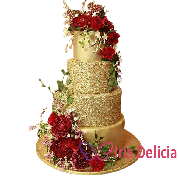 Изображение Свадебный торт Золотой Триумф Кондитерская Iris Delicia