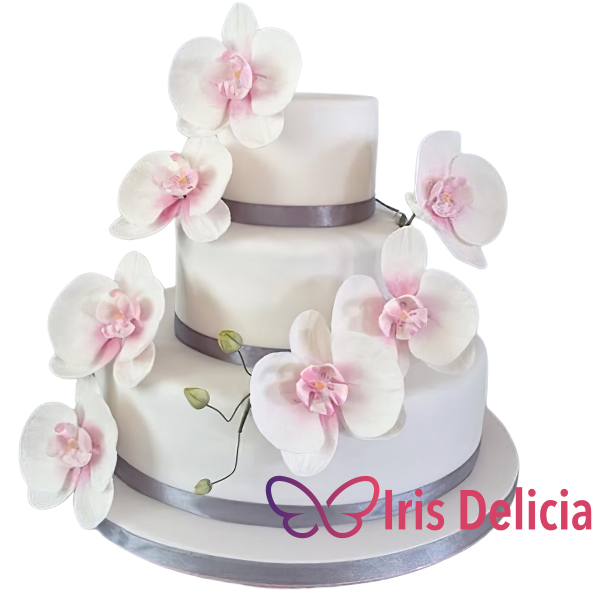 Изображение Свадебный торт Орхидея №12241 Кондитерская Iris Delicia