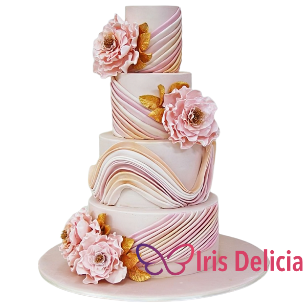 Изображение Свадебный торт Волна наслаждения № 4250 Кондитерская Iris Delicia