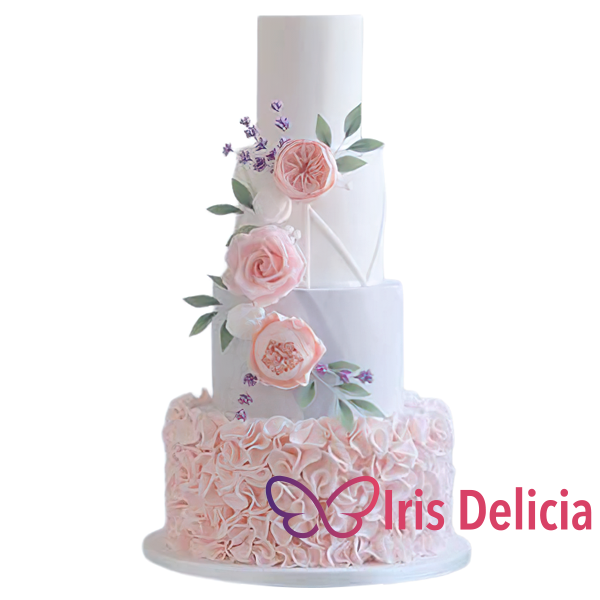 Изображение Свадебный торт №1054 Кондитерская Iris Delicia