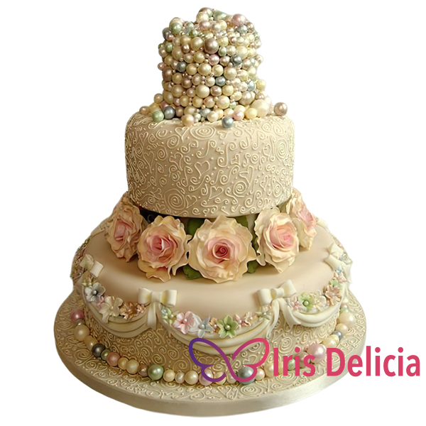 Изображение Свадебный торт Золотой Жемчуг Кондитерская Iris Delicia