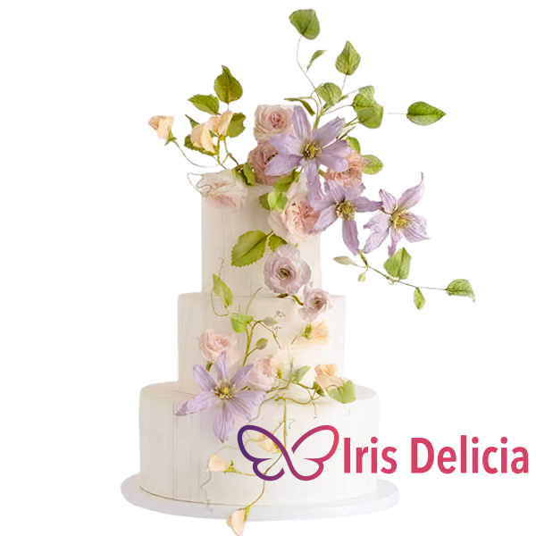 Изображение Свадебный торт Цветочный Кондитерская Iris Delicia