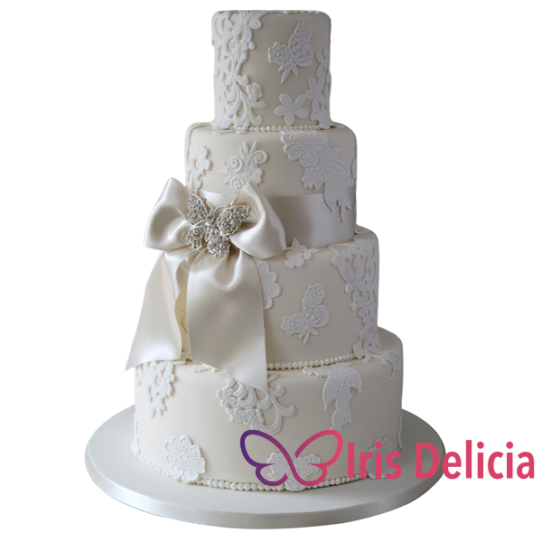 Изображение Свадебный торт Рим № 10015 Кондитерская Iris Delicia