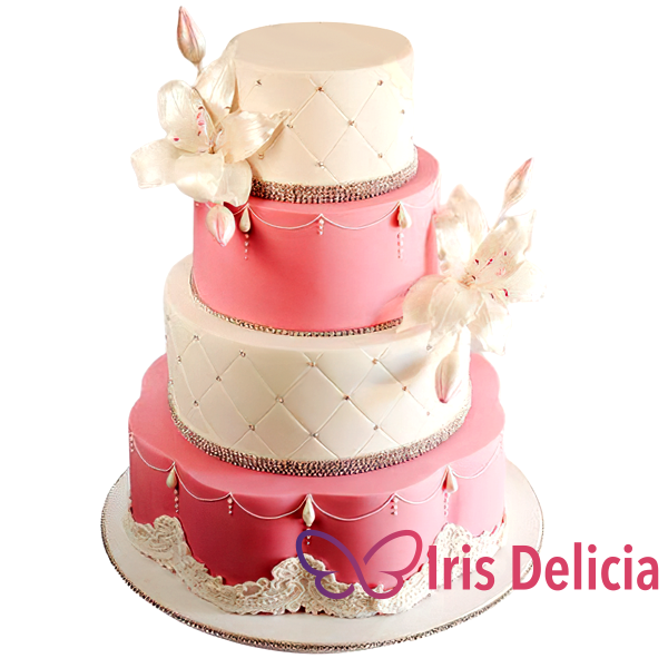 Изображение Свадебный торт Классический свадебный № 2511 Кондитерская Iris Delicia