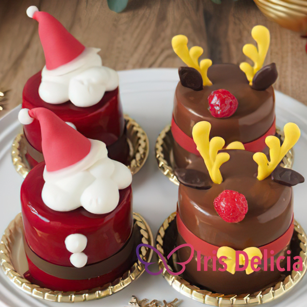 Муссовое пирожное на Новый год №9 фото