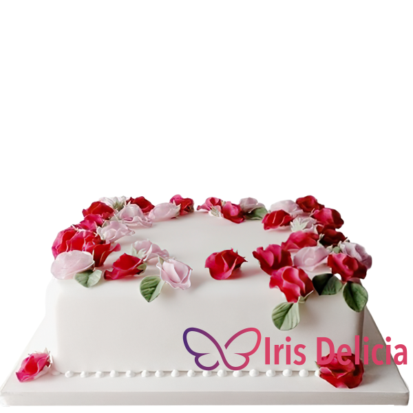 Изображение Свадебный торт Белый Шелк Кондитерская Iris Delicia