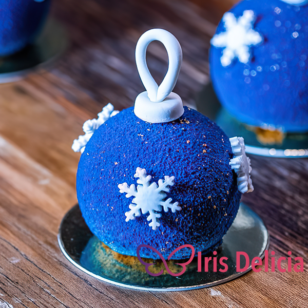 Муссовое пирожное на Новый год №13 фото