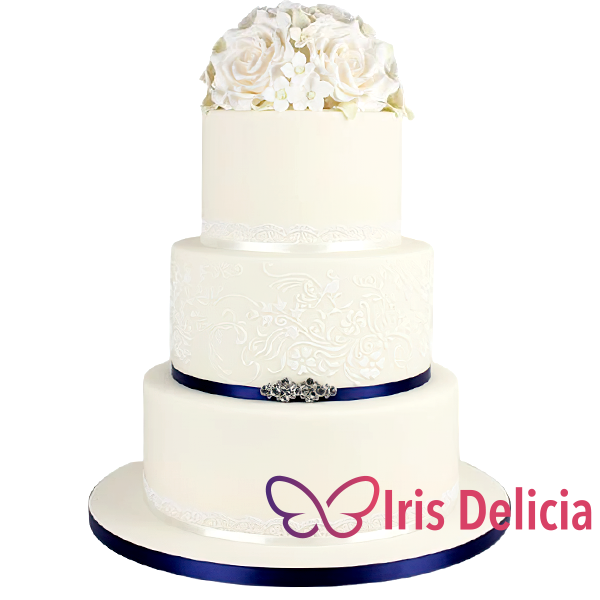 Изображение Свадебный торт №1100 Кондитерская Iris Delicia
