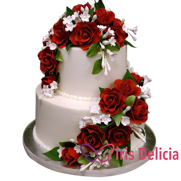 Изображение Свадебный торт № 850 Кондитерская Iris Delicia