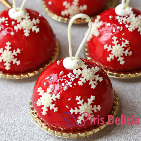 Муссовое пирожное на Новый год №15 фото