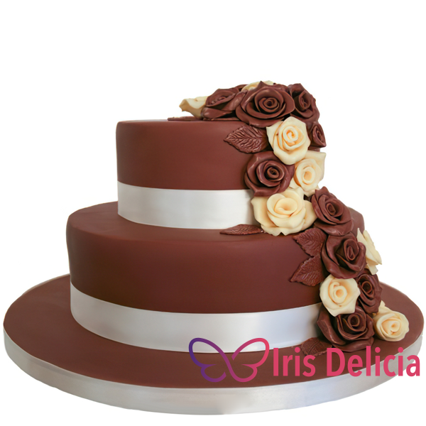 Изображение Свадебный торт Шоколадные Розы Кондитерская Iris Delicia