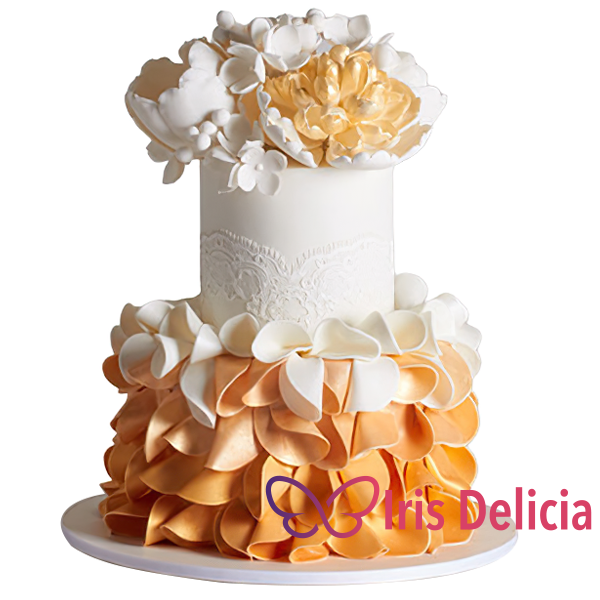 Изображение Свадебный торт №1045 Кондитерская Iris Delicia
