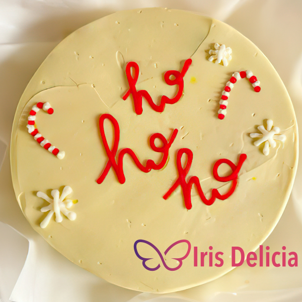 Бенто торт Новогодний №7, в комплект входит 1 свеча, 1 ложечка, 300 г фото