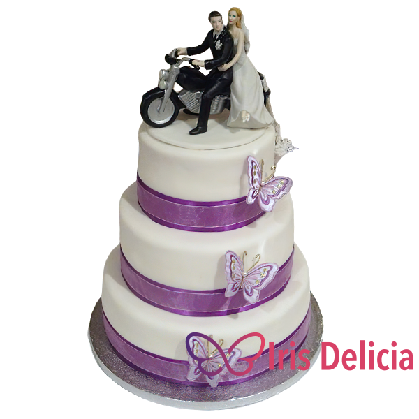 Изображение Свадебный торт Путешествие на мотоцикле  № 4169 Кондитерская Iris Delicia