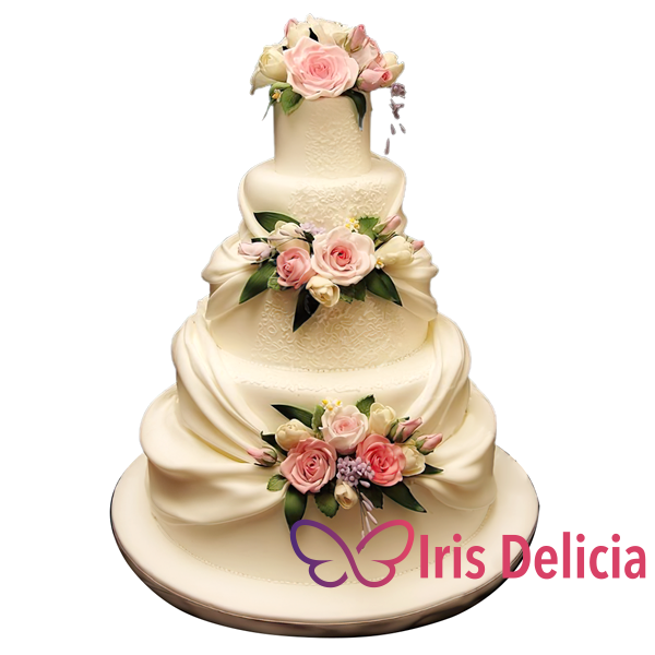 Изображение Свадебный торт Бархатные Цветы Кондитерская Iris Delicia