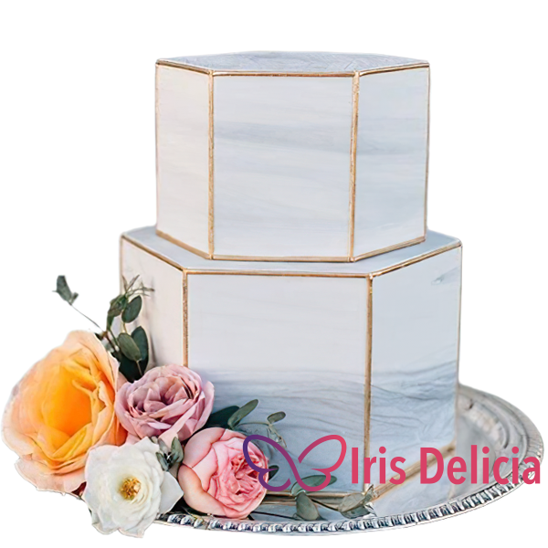Изображение Свадебный торт Преданность Кондитерская Iris Delicia