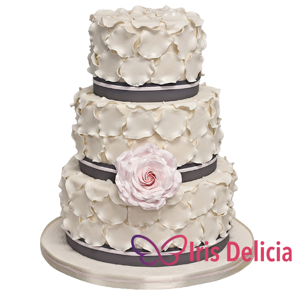 Изображение Свадебный торт Воздушные лепестки № 4599 Кондитерская Iris Delicia