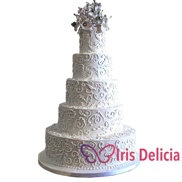 Изображение Свадебный торт Вензель  № 12026 Кондитерская Iris Delicia
