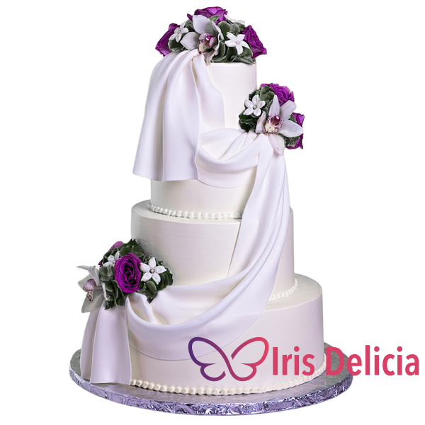 Изображение Свадебный торт Flowers  Дуэт № 846 Кондитерская Iris Delicia