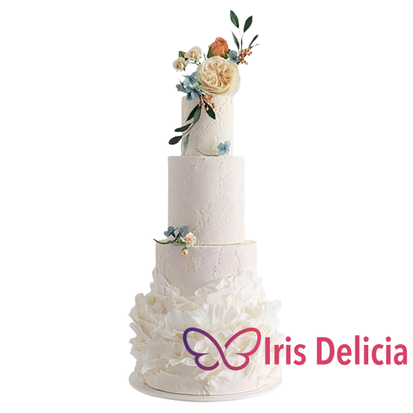 Изображение Свадебный торт №1066 Кондитерская Iris Delicia