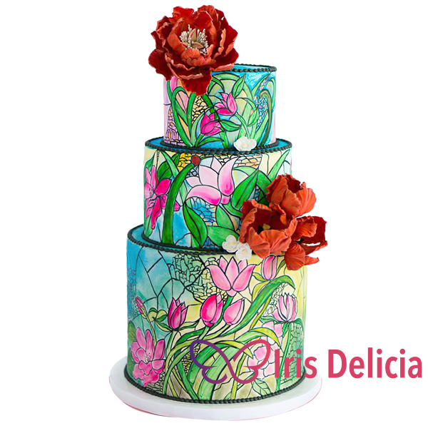 Изображение Свадебный торт Аленький цветочек № 3124 Кондитерская Iris Delicia
