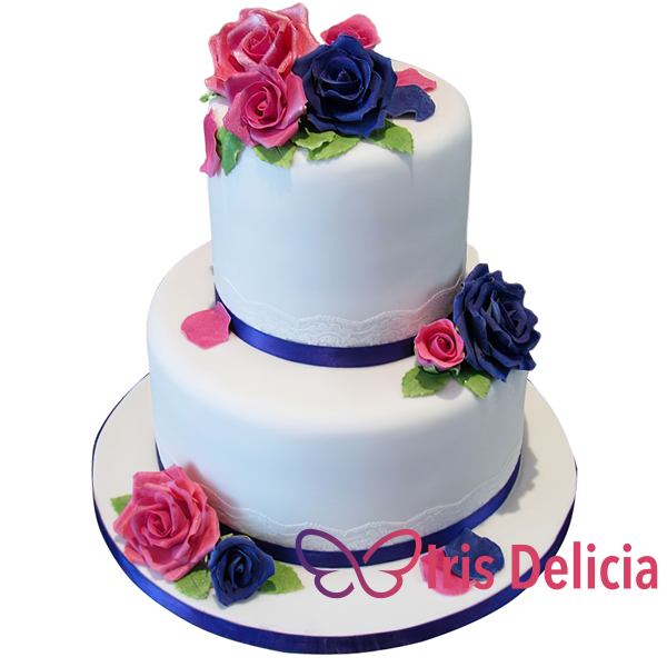 Изображение Свадебный торт № 843 Кондитерская Iris Delicia