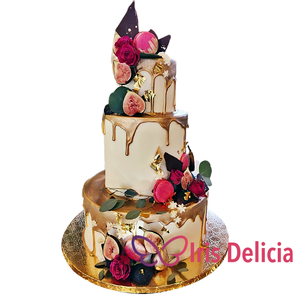 Изображение Свадебный торт Горячее Золото Кондитерская Iris Delicia