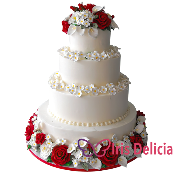 Изображение Свадебный торт Листопад Роз Кондитерская Iris Delicia