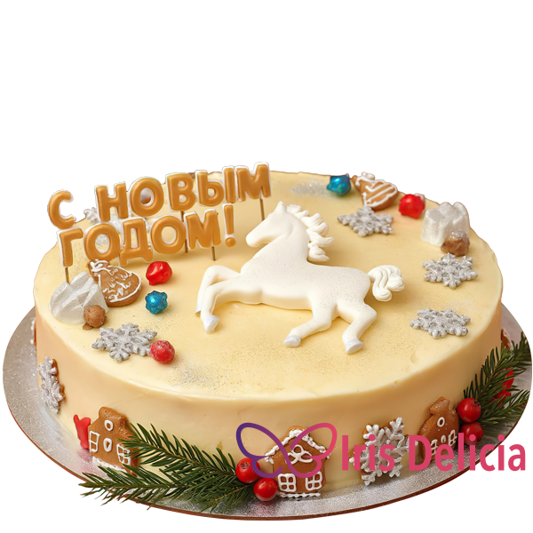 Новогодний торт № 1103 фото