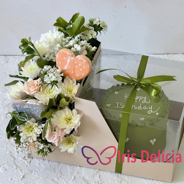 Набор бенто торт с цветами №10 фото