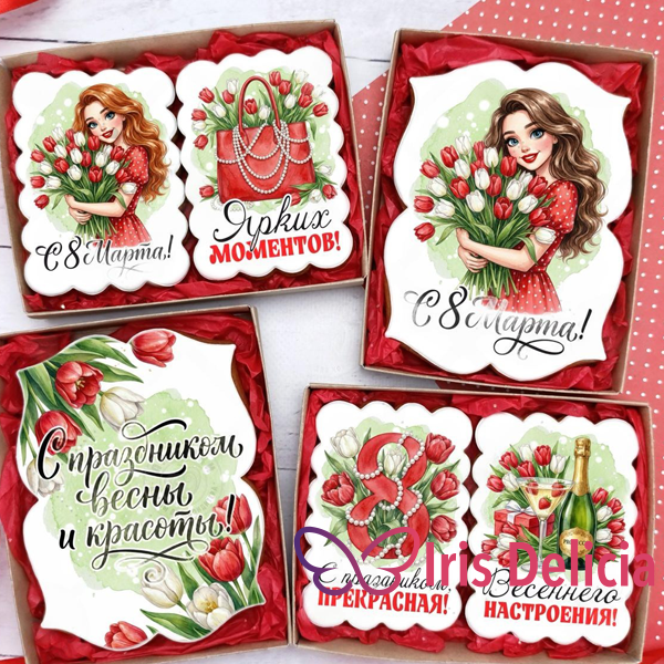 Имбирный пряник на 8 Марта №2 фото