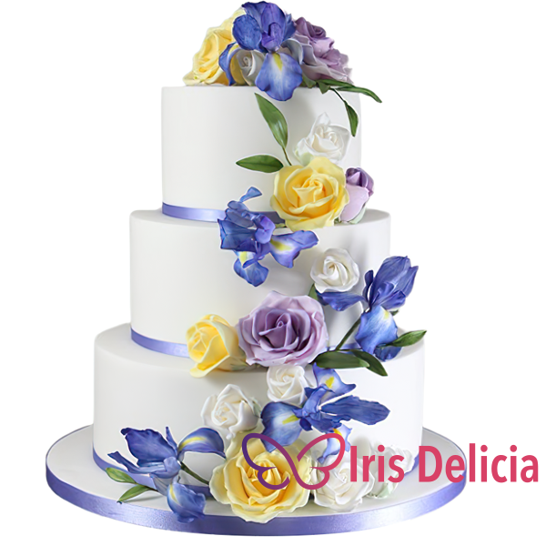 Изображение Свадебный торт Старинные Кружева Кондитерская Iris Delicia