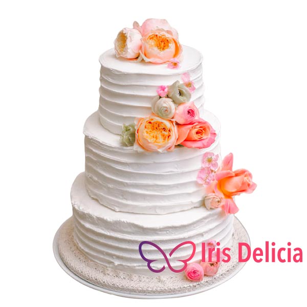 Изображение Свадебный торт Вальс цветов №12255 Кондитерская Iris Delicia