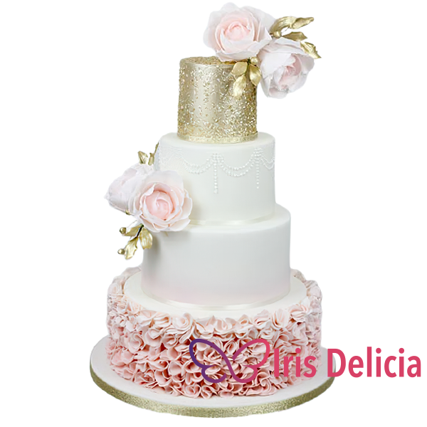 Изображение Свадебный торт №1082 Кондитерская Iris Delicia