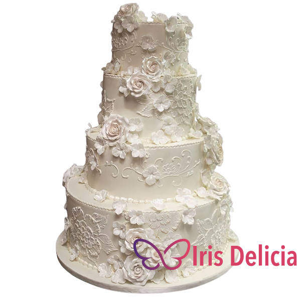 Изображение Свадебный торт Много роз  № 12027 Кондитерская Iris Delicia