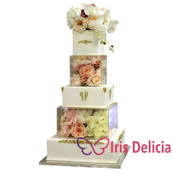 Изображение Свадебный торт Нежные Краски Кондитерская Iris Delicia