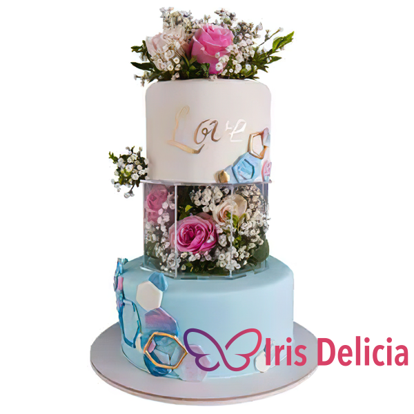 Изображение Свадебный торт Нежное Сияние Кондитерская Iris Delicia