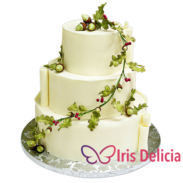 Изображение Свадебный торт Дуб № 3870 Кондитерская Iris Delicia