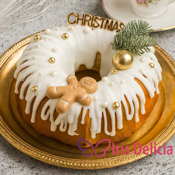Рождественский кекс №3 фото