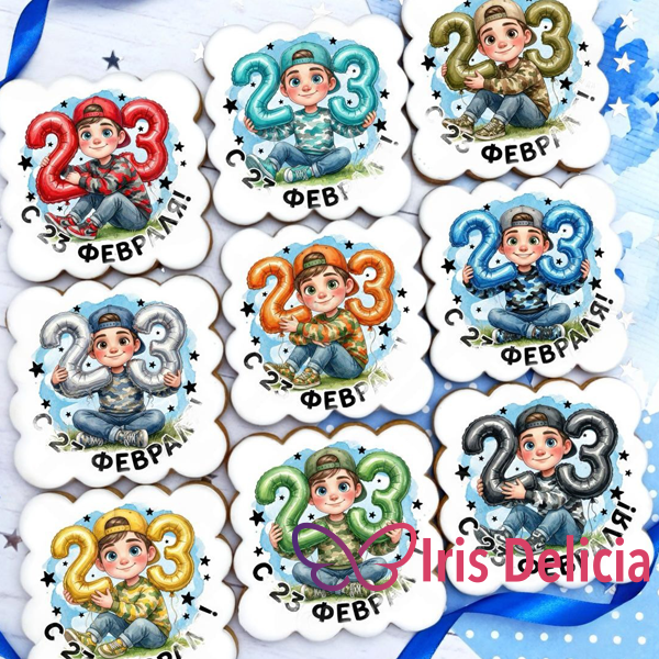 Имбирный пряник на 23 февраля №7 фото